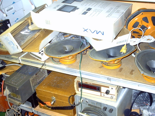 ABQ: a cluttered rack at Surplus City