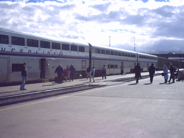 ABQ: boarding train to IL (i'm not pictured)