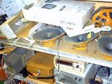 ABQ: a cluttered rack at Surplus City