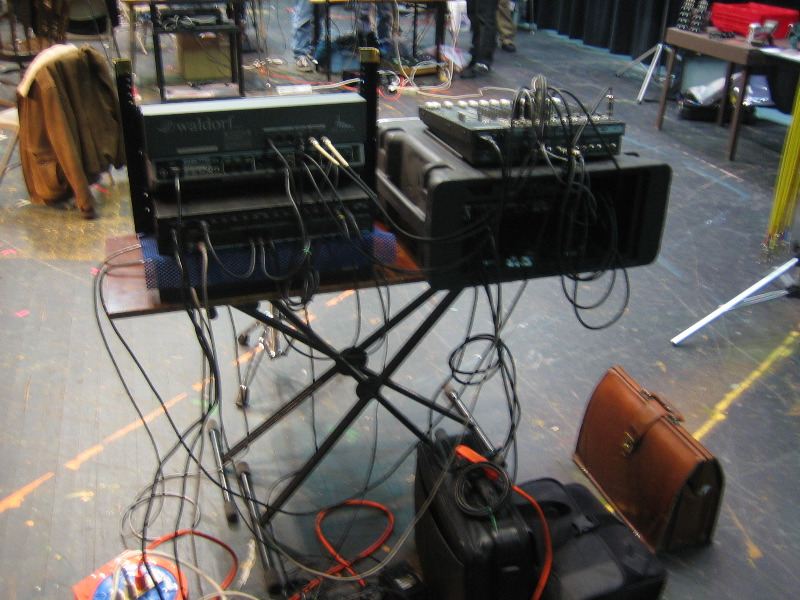 rear view of stg table