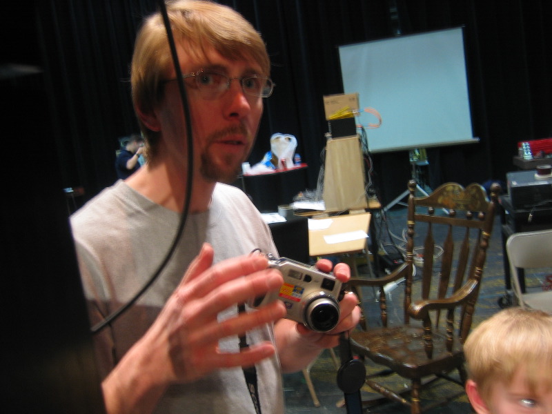 Andrew is talking